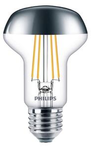 Bec LED cu cap sferic oglindit Philips DECO E27/4W/230V 2700K