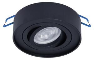 Spot LED încastrat NUSA 1xGU5,3/MR16/50W/12V rotund negru
