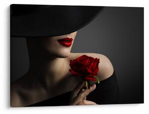Tablou - Femeia cu flori (70x50 cm)