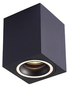 Spot BIMA 1xGU10/25W/230V pătrat negru