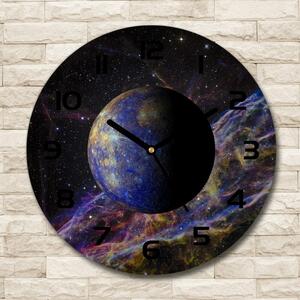 Ceas de sticlă pe perete rotund Mercur