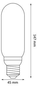 Bec LED DECO VINTAGE T45 E27/4W/230V 1800K