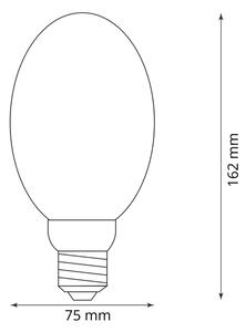 Bec LED DECO VINTAGE B75 E27/4W/230V 1800K