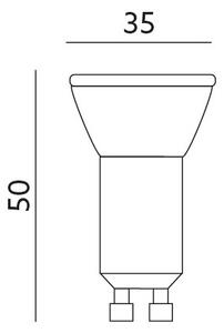 Bec LED GU10-MR11/4W/230V 4000K