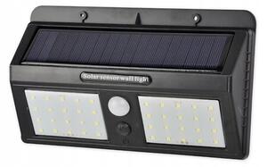 Aplică solară de perete cu LED și senzor, 1,2W/3,7V, 1200 mAh, IP44