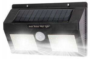 Aplică solară de perete cu LED și senzor, 1,2W/3,7V, 1200 mAh, IP44
