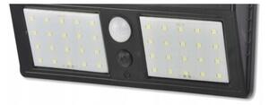 Aplică solară de perete cu LED și senzor, 1,2W/3,7V, 1200 mAh, IP44
