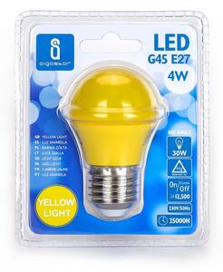 Bec LED G45 E27/4W/230V galben Aigostar
