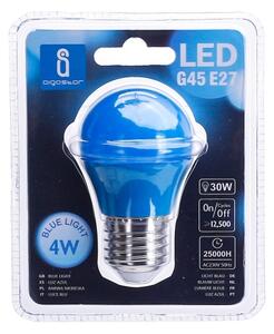Bec LED G45 E27/4W/230V albastru Aigostar
