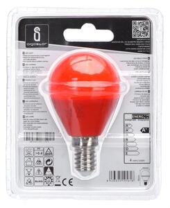 Bec LED G45 E14/4W/230V portocaliu iAigostar