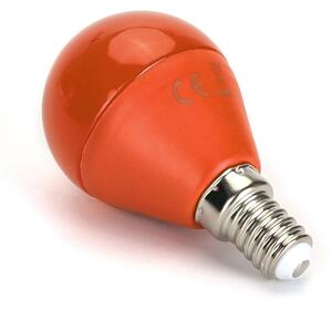 Bec LED G45 E14/4W/230V portocaliu iAigostar