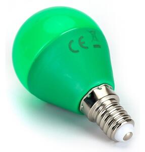 Bec LED G45 E14/4W/230V verde Aigostar