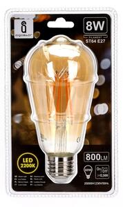 Bec LED ST64 E27/8W/230V 2200K Aigostar