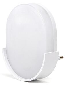 Aigostar - Lumină LED de veghe cu senzor LED/1W/230V oval