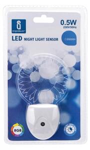 Corp de iluminat LED RGB de veghe cu senzor Aigostar LED/0,5W/230V soare