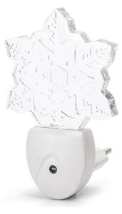 Corp de iluminat LED RGB de veghe cu senzor Aigostar LED/0,5W/230V fulg de zăpadă
