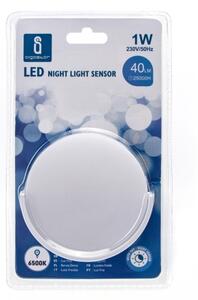 Aigostar - Lumină LED de veghe cu senzor LED/1W/230V 6500K rotund