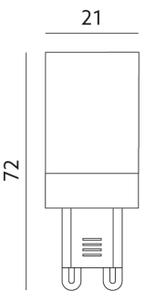 Bec LED G9/6W/230V 3000K
