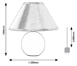 Lampă de masă ARIEL 1xE14/40W/230V Rabalux 2145