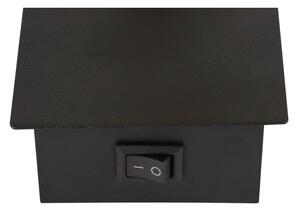 Spot de perete CLAUDE 1xE14/40W/230V negru Globo 54307-1