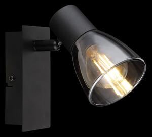 Spot de perete CLAUDE 1xE14/40W/230V negru Globo 54307-1