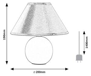 Lampă de masă ARIEL 1xE14/40W/230V Rabalux 2146