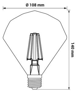 Bec LED CRYSTAL E27/4W/230V 2200K