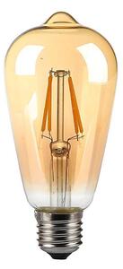 Bec LED FILAMENT AMBER ST64 E27/8W/230V 2200K