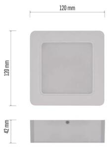 Plafonieră LED/9W/230V 12x12 cm albă