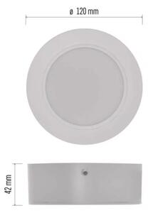 Plafonieră LED/9W/230V d. 12 cm albă
