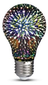 LED bec filament 3D A60 E27/3W/230V 3000K decorativă
