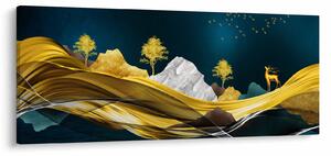 Tablou - Peisaj, cerb (120x50 cm)