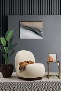 Atelier Del Sofa, Fotoliu Zok alb 74/85/75 cm
