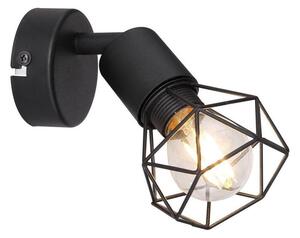 Spot LED de perete XARA 1xE14/6W/230V negru Globo