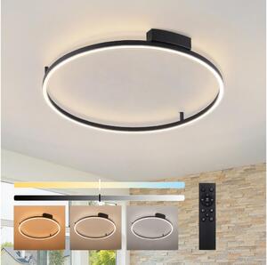 Brilagi - Corp de iluminat LED dimabil PORTOFINO LED/60W/230V diam. 80 cm negru + telecomandă