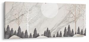 Tablou - Peisaj de iarnă (120x50 cm)