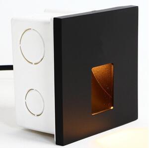 Emithor 70425 - LED lampă scări VIX LED/1W/230V 4000K negru