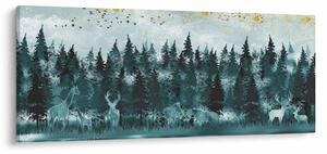 Tablou - Animale din pădure (120x50 cm)