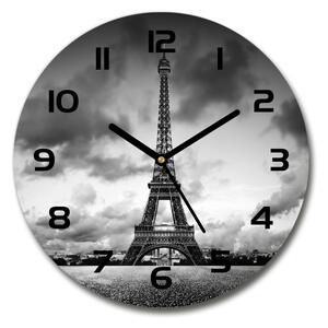 Ceas din sticlă rotund Turnul Eiffel din Paris