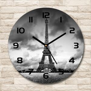 Ceas din sticlă rotund Turnul Eiffel din Paris
