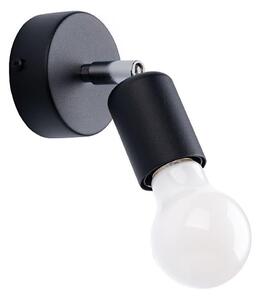 Spot de perete FORNES 1xE27/60W/230V negru Sollux SL.1120