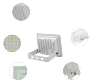 Proiector LED de exterior NOCTIS LUX 3 LED/10W/230V 4000K IP65 alb