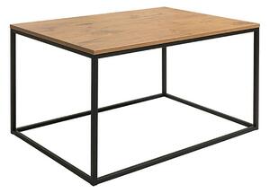 Masuta cafea AROZ, maro/negru, lemn/metal, 100x69x53 cm
