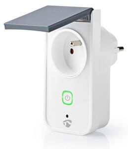 Nedis Wi-FiPO120EWT priză inteligentă exterioară 3680W/TYPE/230V Wi-Fi IP44
