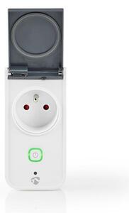 Nedis Wi-FiPO120EWT priză inteligentă exterioară 3680W/TYPE/230V Wi-Fi IP44