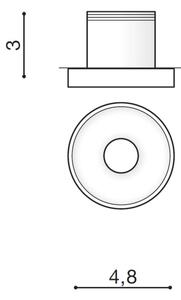 Azzardo AZ2234 - Spot LED încastrat OKA/3W/230V