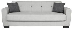 Canapea extensibilă Bianca Gri 176626 cu 3 locuri