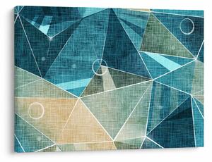 Tablou - Abstract turcoaz (70x50 cm)