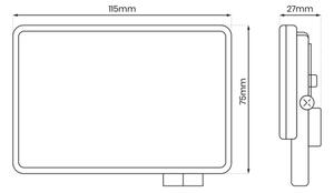 Proiector LED de exterior LED/20W/230V 5000K IP65