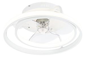 Ventilator de tavan alb cu LED cu telecomandă - Kees